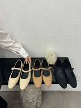 LBSFY  -  Round Toe Women Loafers 2024 New Arrivals Black Beige Khaki Belt Buckle Autumn Spring Dress Shoes Woman Low Heeled Party Pumps
